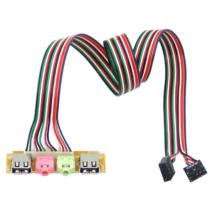 10 шт. Usb коннектор 3 5 6 8 см|cable computer|usb frontusb front panel |