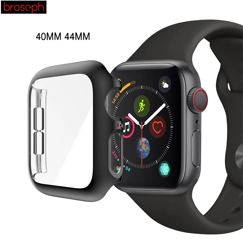 Чехол для экрана для Apple Watch Band Series 4 iWatch Band 44 мм 40 мм покрытие полное покрытие корпус бампер часы аксессуары
