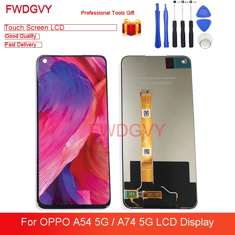 

Original New For OPPO A54 5G LCD CPH2195 Display Touch Screen Digitizer Assembly Replacement Repair Parts Lcds For Oppo A74 5G