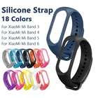Ремешок силиконовый для Xiaomi Mi Band 7 6 5, сменный Браслет для Xiaomi Mi Band 3 4 5 6, Мягкие Ремешки на запястье