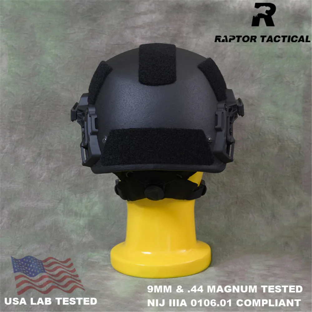 Raptor тактическая команда Венди стиль HDPE баллистический шлем NIJ IIIA 3A 0106 01 подлинный