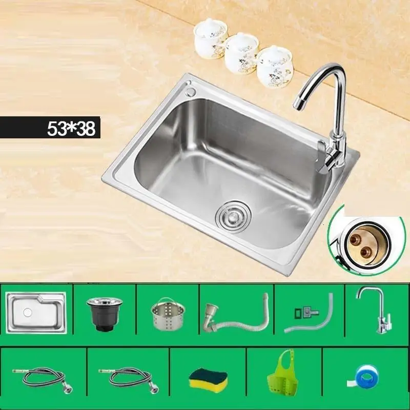 Tarjas Para Cocina Lavello портативная кухонная раковина из нержавеющей стали Lavabo Cuba Pia Cozinha Fregadero для мытья овощей