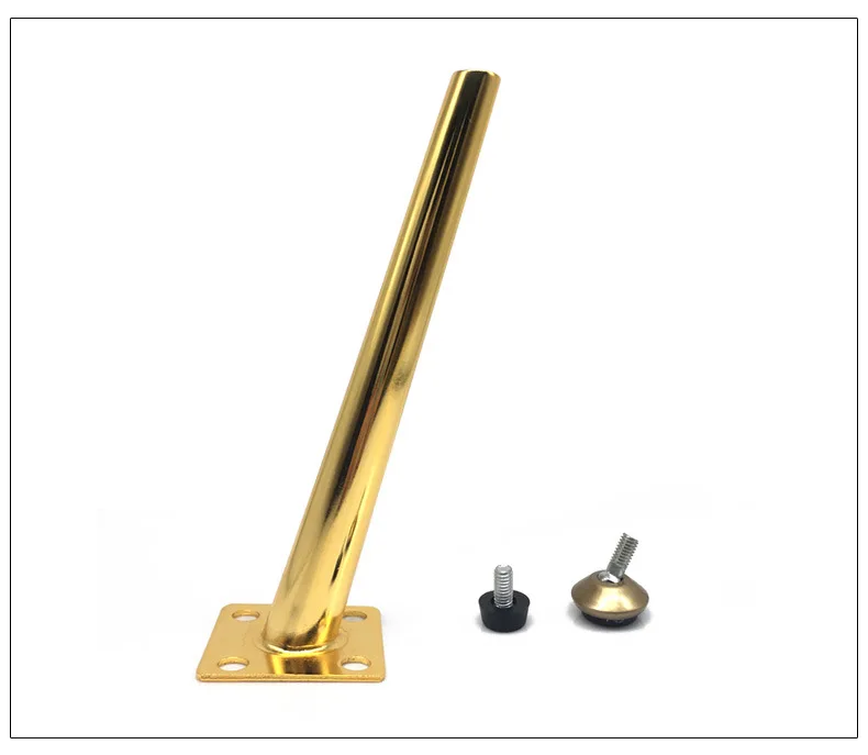 Металлические ножки мебели золотистый Железный косой Поддержка 20 5/21 5 см шкаф