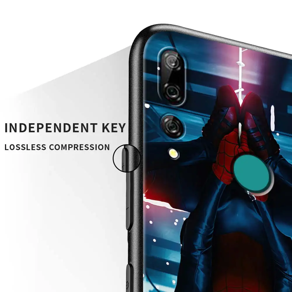 Чехол для телефона с принтом Marvel Мстители Человек-паук Huawei Y7 Y6 Y9 2019 Y6p Y9a Y8p Y8s Y7a Y5p