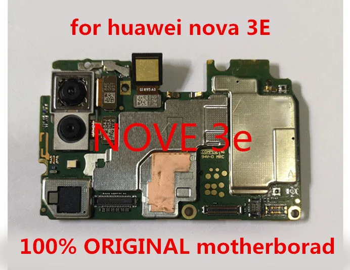 Полностью рабочий 100% Оригинальный разблокированный для huawei honor nova3e материнская