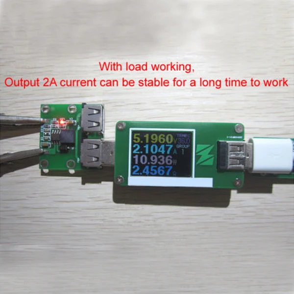Горячая 3C-DC-DC Бак понижающий преобразователь 5V 3A Dual USB Зарядное устройство Модуль