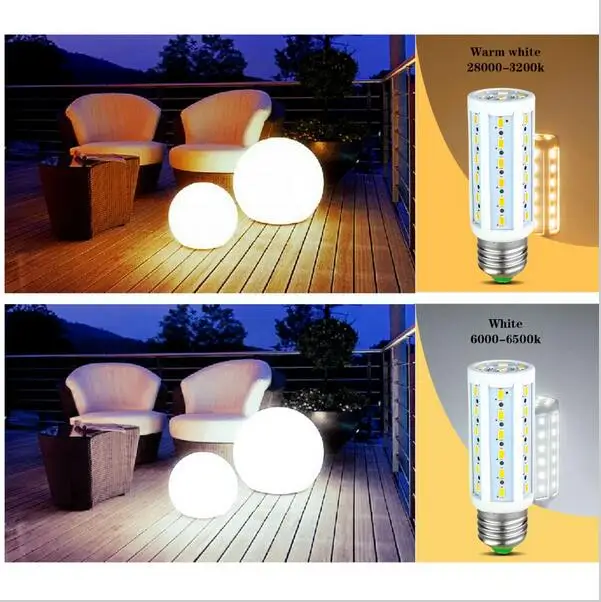 Светодиодсветодиодный лампа-Кукуруза E27 E14 5730 5630 SMD 220 В переменного тока 110 5 Вт 7 12