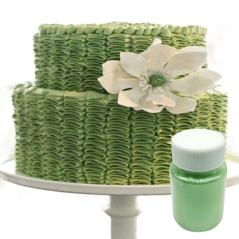 Съедобный светильник зеленый порошок 15 г мусс торт помадка макарон шоколадное