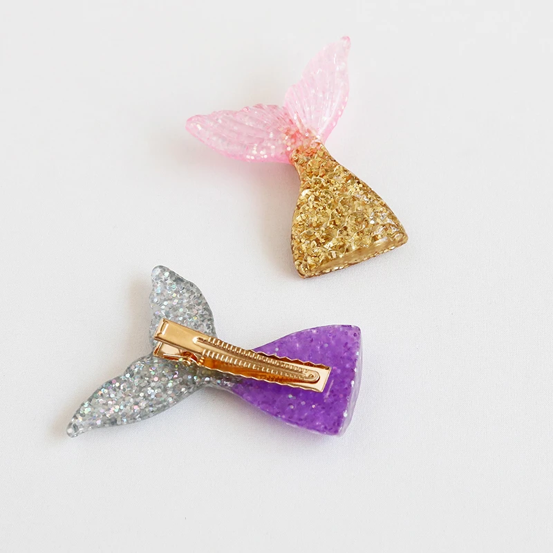 Заколки для волос хвост русалки M MISM блестящие заколки с животными девочек