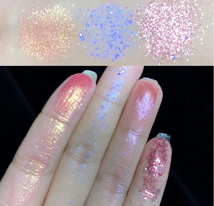 Beauty 18 оттенков металлические алмазные тени для век Палитра блестящие мерцающие