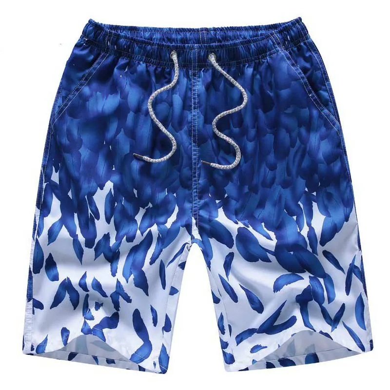 Шорты мужские пляжные быстросохнущие повседневные свободные с цветочным