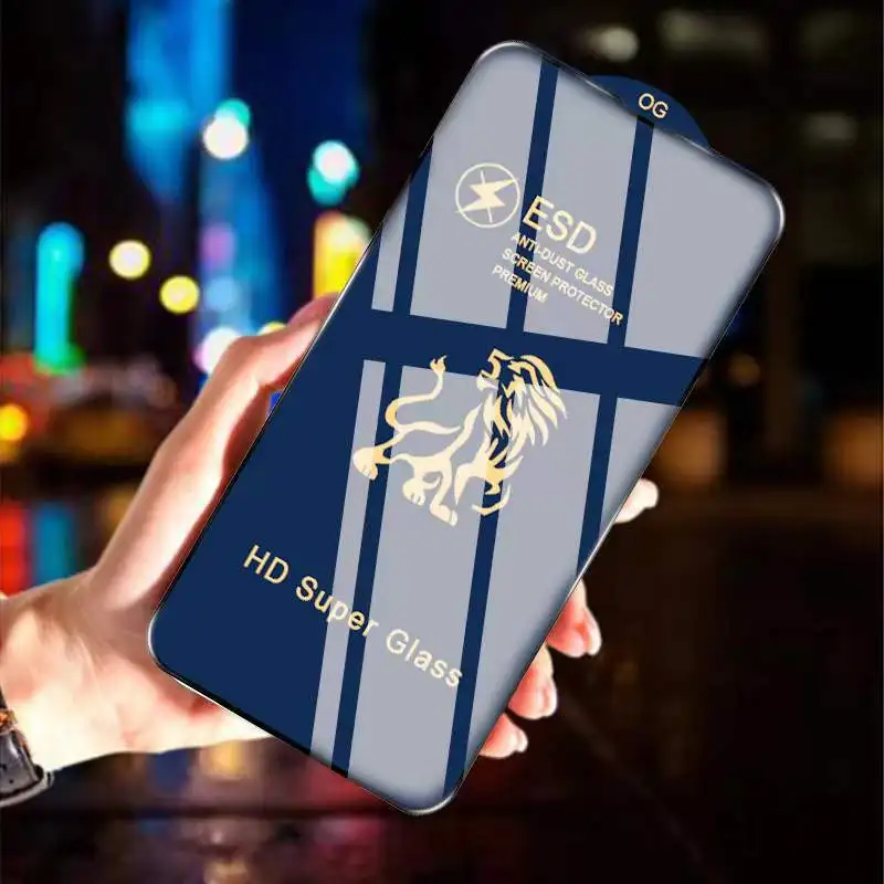 10pcs ESD Tempered Glass For iphone14pro Anti Dust Screen Protector Film For iPhone 13 Pro Max 12 Mini 11 XS XR X 8 7 6 Plus SE