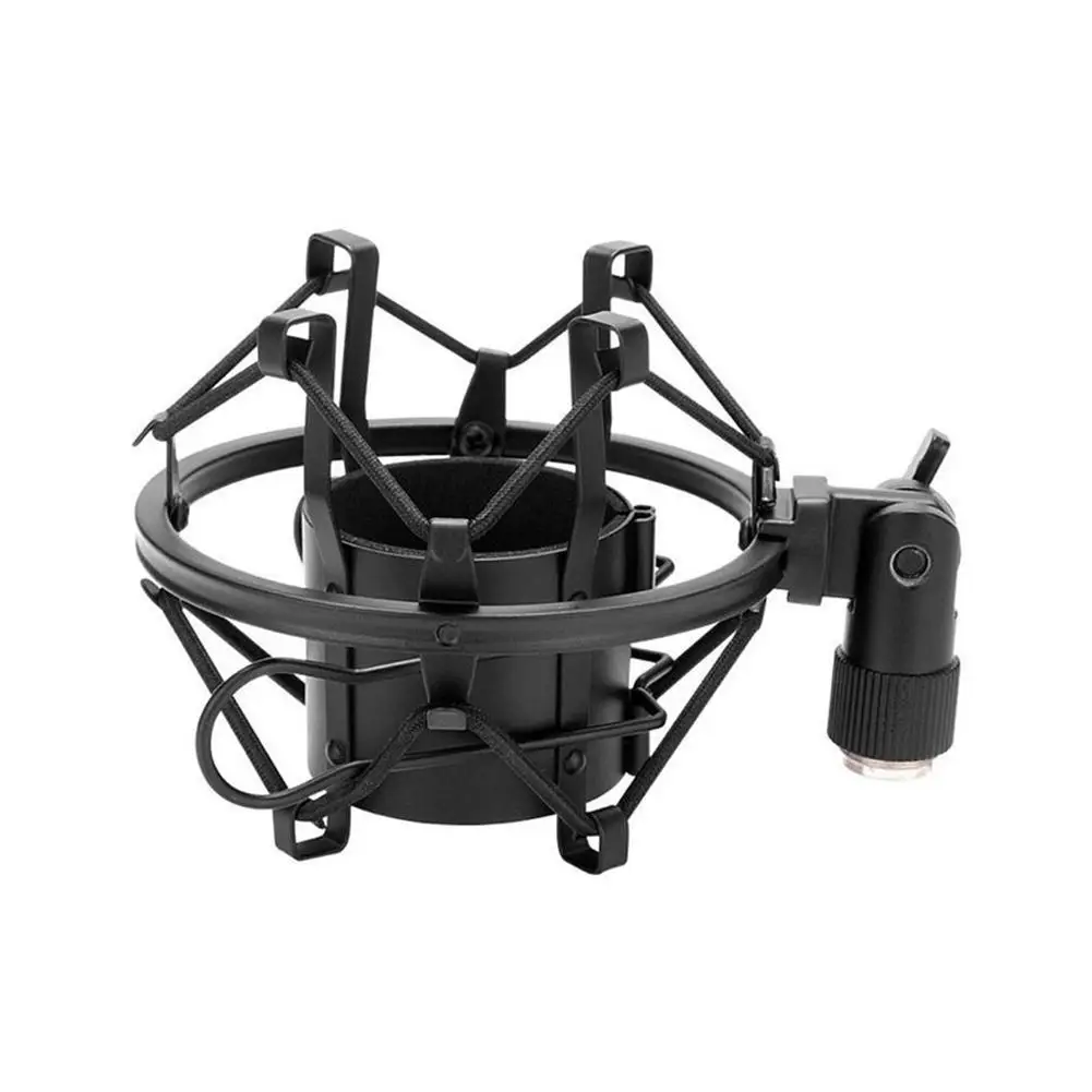 

Professional Metal Microphone Shock Mount Reduce Noise Locking Knob Studio Holder Mic Recording Broadcast Clipr