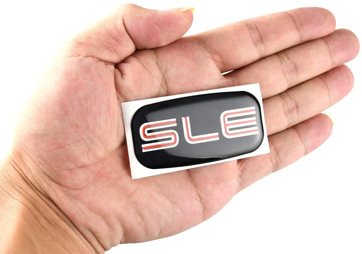 

SLE заводская табличка, эмблема 3D Badge (хром/красный)