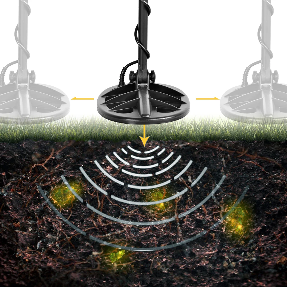 Подземный ручной металлоискатель профессиональный наружный детектор золота с