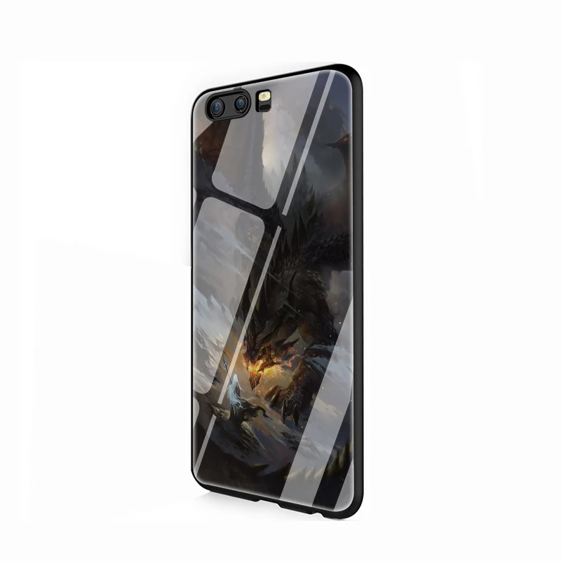 EWAU «Игры престолов» Dracarys телефон из закаленного стекла чехол для Huawei P10 P20 P30 mate 20 Lite pro P Smart Y6 Y9 Honor 8X9 10 - Цвет: G5