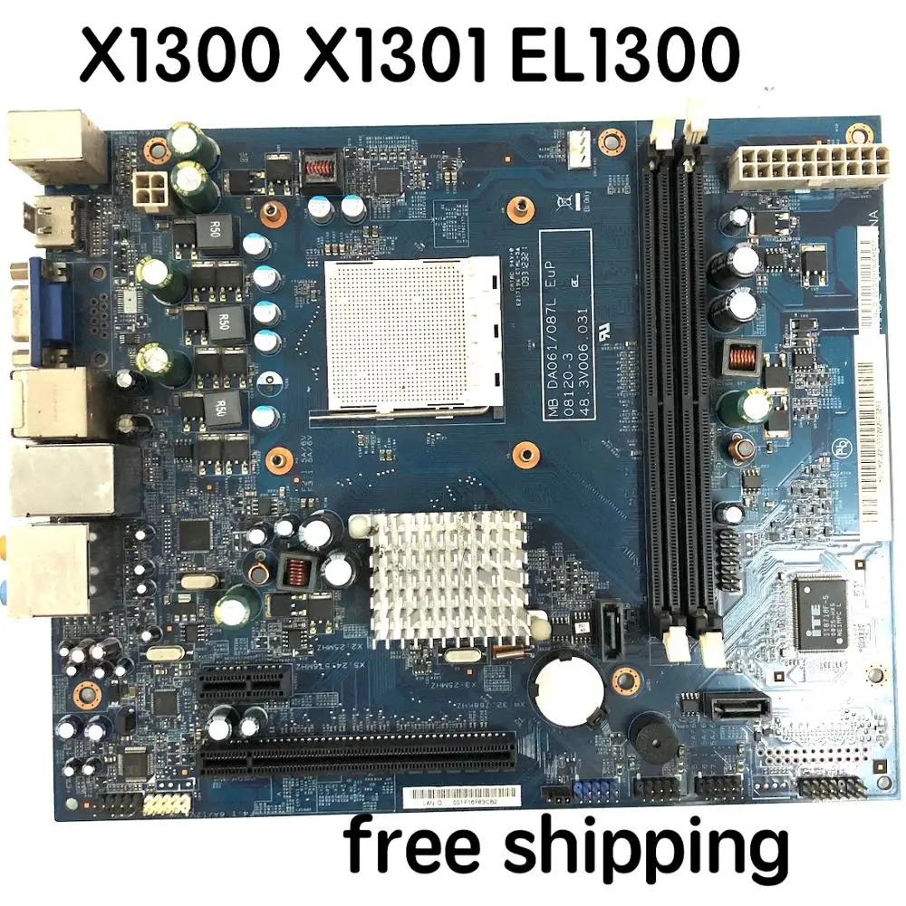 

Материнская плата DA061/-078L для Gateway X1300 X1301 EL1300 X3300 EL1330 08120-3 48, 3v006. 031, 100% протестированная, полностью работает