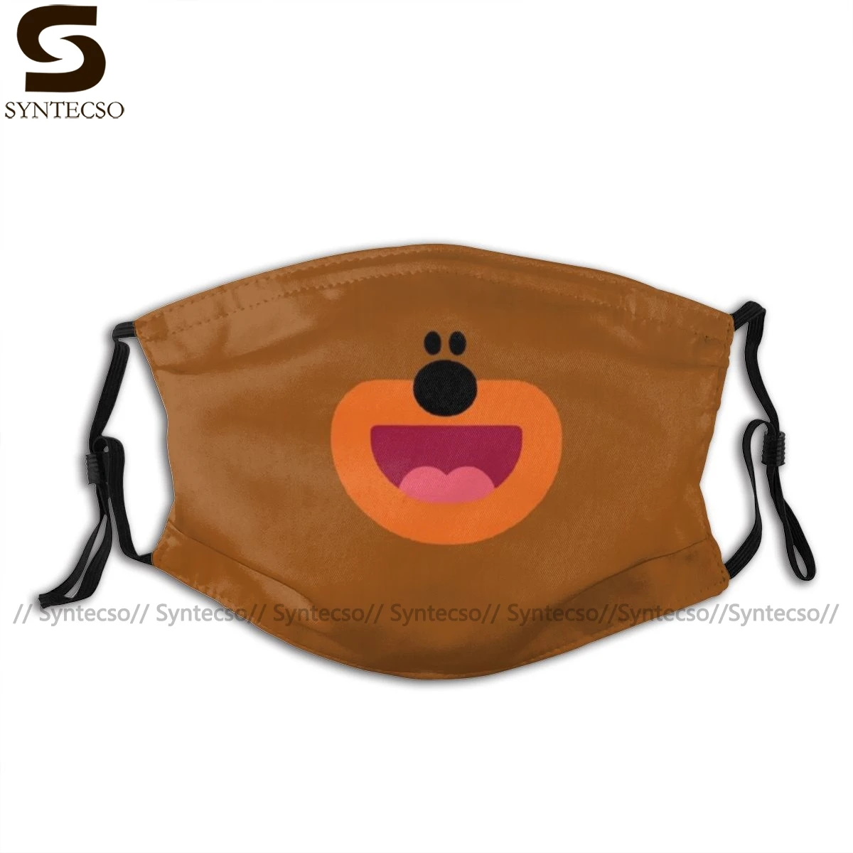 

Hey Duggee Mouth Face Mask Doggee Facial Mask Funny Kawai with 2 Filters for Adult