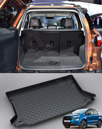 Puou нескользящий водонепроницаемый для Ford Ecosport 2012-17 коврик задний багажник лайнер