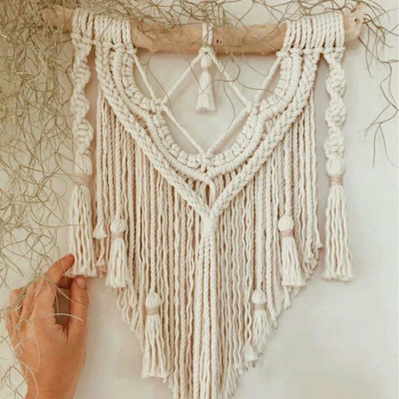 Многослойный макраме настенное украшение для гостиной дивана изголовья кровати