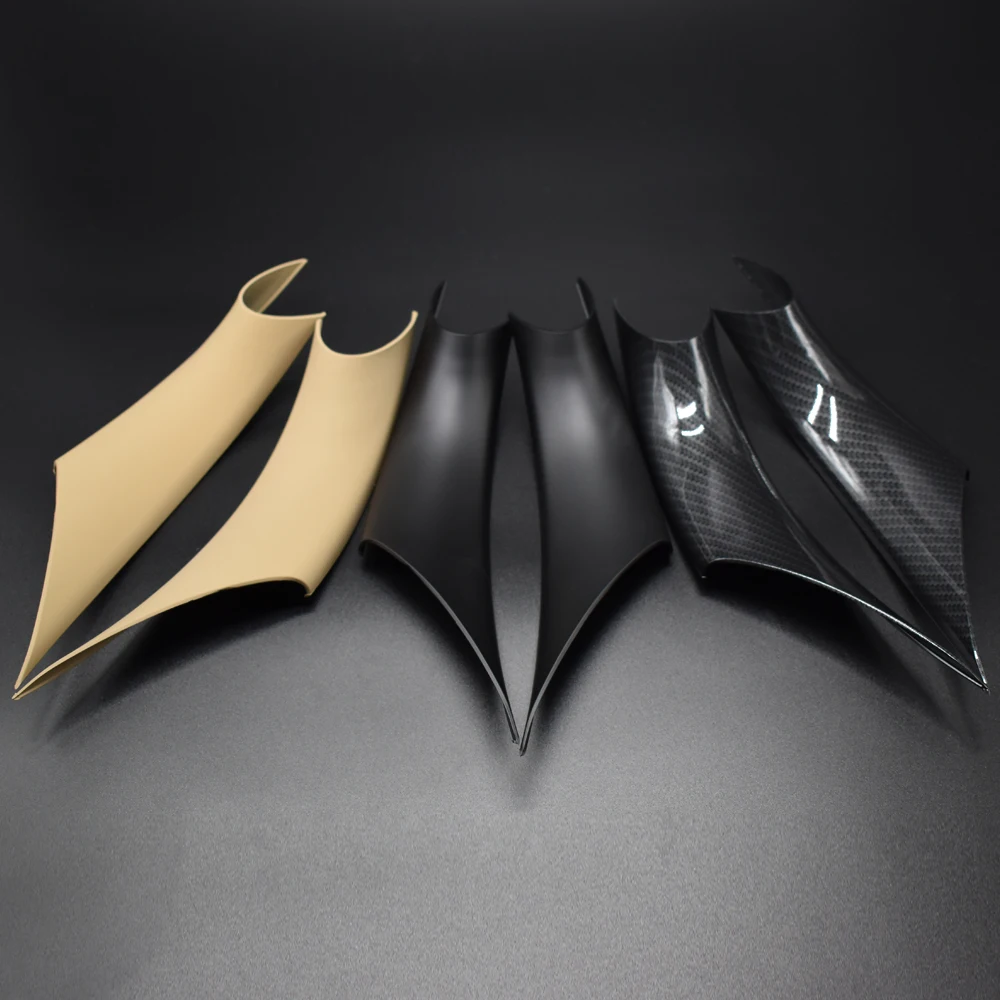 2шт черный бежевый печатание углеродного волокна цвет ABS межкомнатные дверные