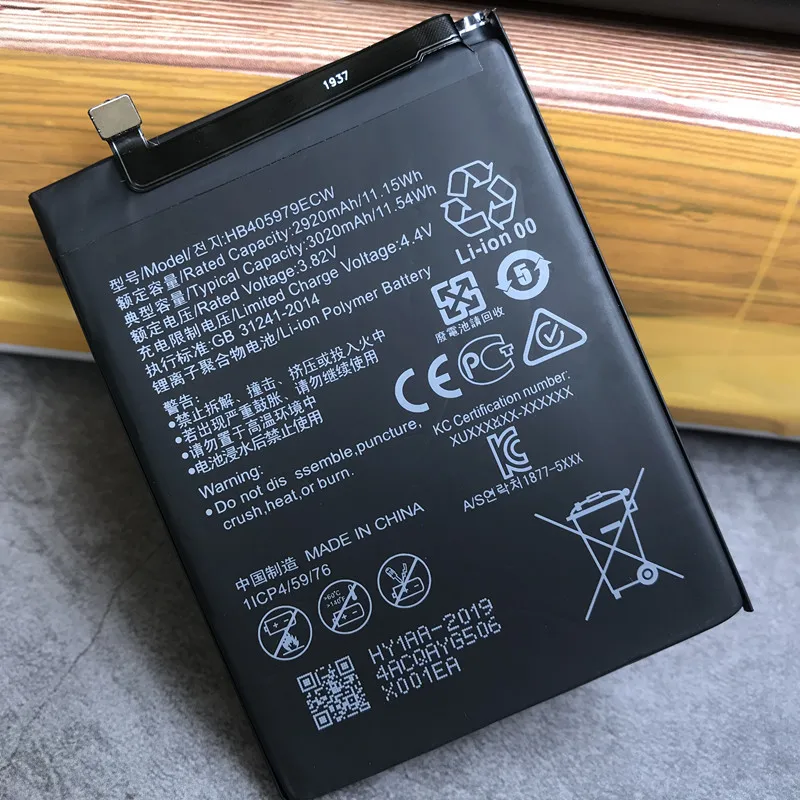 New 100% Original HB405979ECW Battery For Huawei Honor 6A Pro DLI-L42 Replacement Mobile Phone Batteries | Мобильные телефоны и