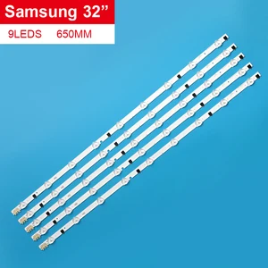 Набор 5 шт. 9LED 650 мм Светодиодная подсветка полоса для samsung UE32F5000 D2GE-320SC0-R3 2013SVS32H CY-HF320AGEV3H BN96-26508a