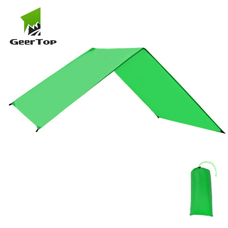 GeerTop водонепроницаемый легкий тент для пола брезент дождевик солнцезащитный