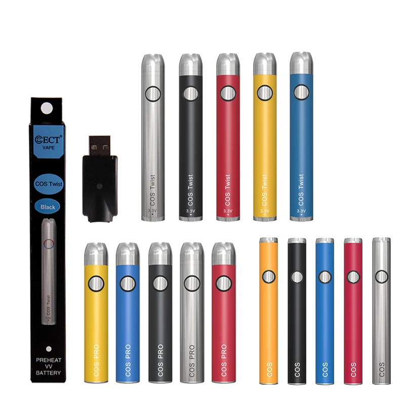 Комплект картриджей для вейпа Presale ECT COS PRO батарея VV Twist Preheat 450 мАч сенсорный