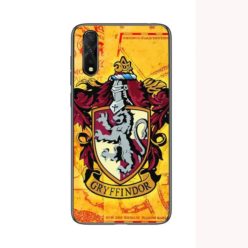 

Hufflepuff Ravenclaw Slytherin Phone Case For Samsung S6 S7 Edge S8 S9 S10 E lite2019 S20 Plus Cover Fundas Coque