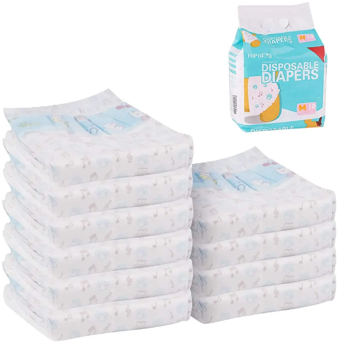 10 шт./пакет собака Подгузники одноразовых женские собачий санитарный брюки супер