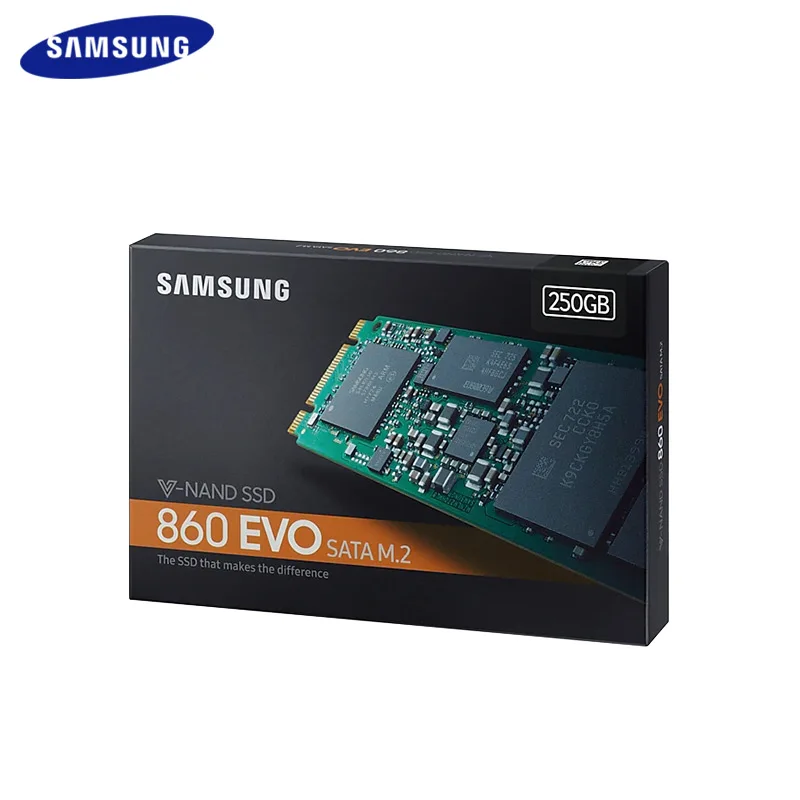 SAMSUNG 500GB SSD 860 EVO M.2 2280 SATA 1TB 250GB Internal Solid State Disk Hard Drive HDD M.2 Laptop Desktop PC TLC PCLe M.2