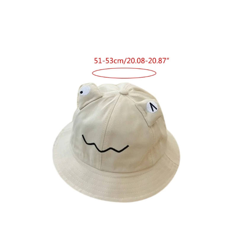 Панама с мультяшными глазами лягушек для малышей детей шляпа широкими полями