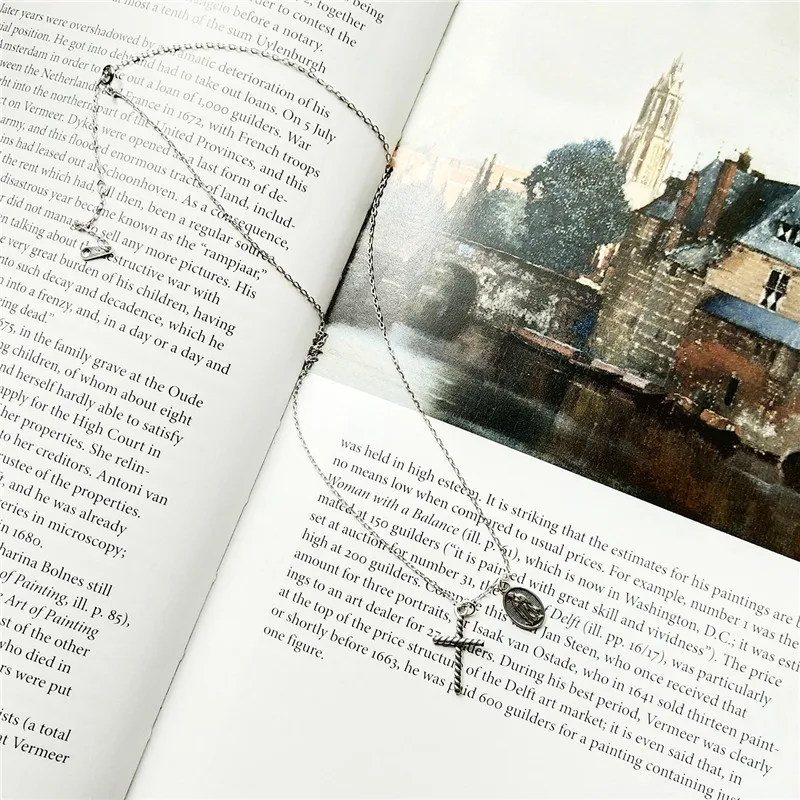 Женское винтажное ожерелье RUIYI из настоящего серебра 925 пробы стильное с