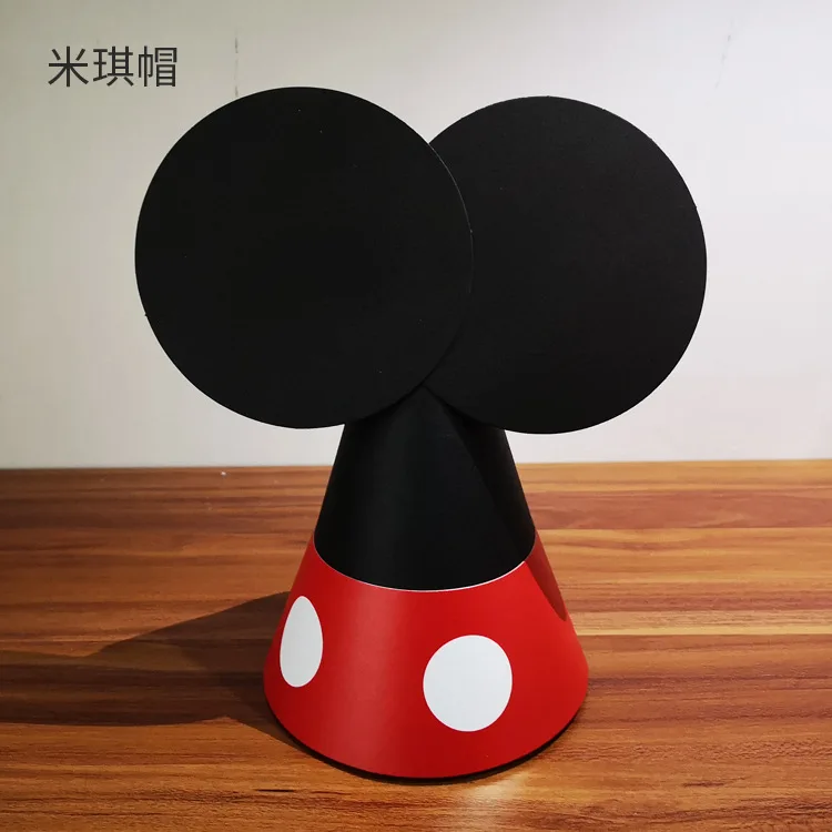 Disney мультфильм Микки Минни Дональд Дак двойная шапка на день рождения украшение