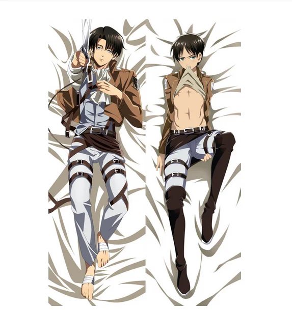 Аниме Shingeki No Kyojin Акерман Леви тело бойфренд подушка чехол для косплея по аниме