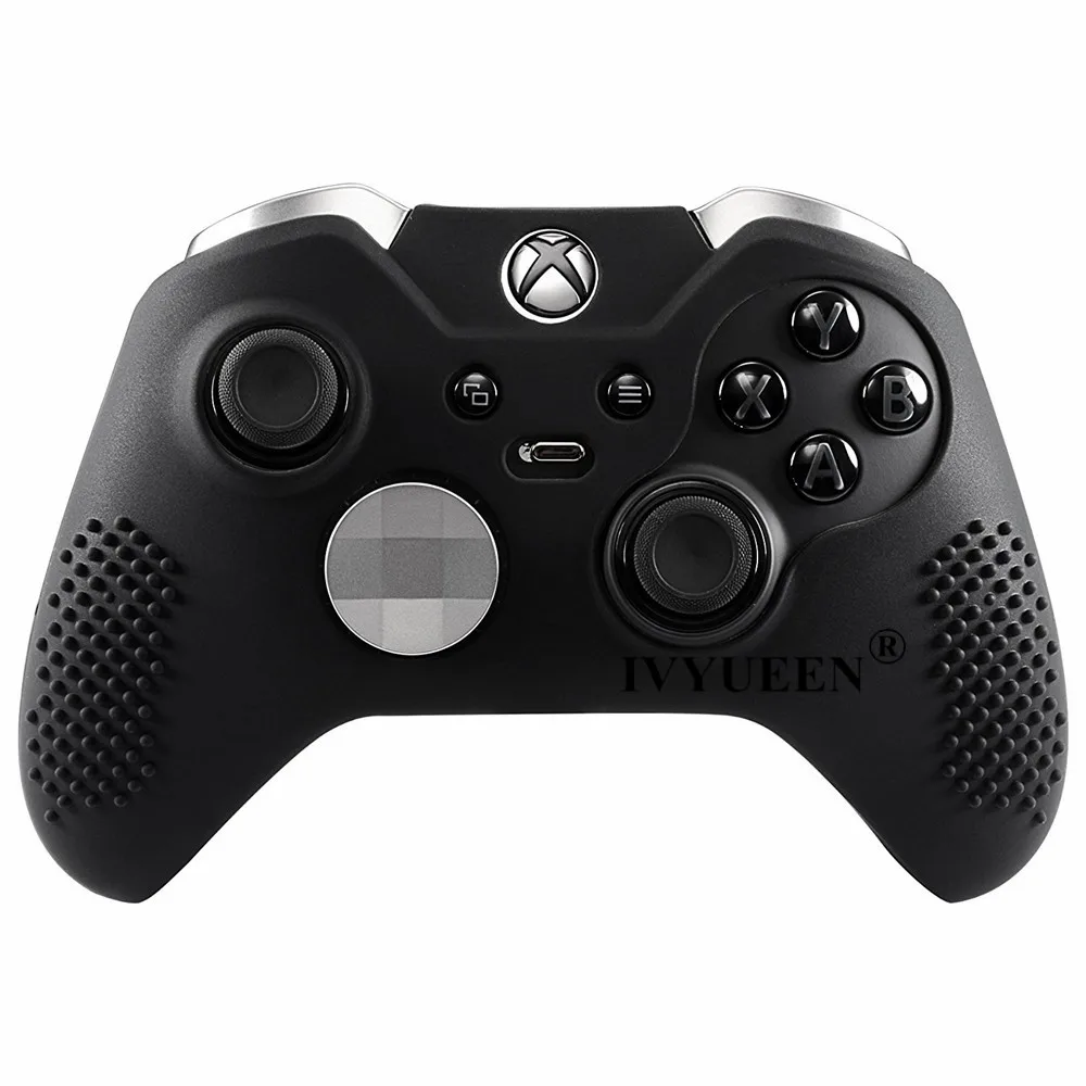 IVYUEEN для microsoft Xbox one Elite контроллер Мягкий силиконовый чехол+ 2 x палочки для большого пальца ручки управления защитная кожа