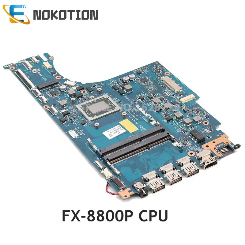 NOKOTION 813021-501 813021-001 813021-601 материнская плата для ноутбука hp Envy M6-P113DX 15Z-AH M6-P ACW51 LA-C502P FX-8800P Процессор