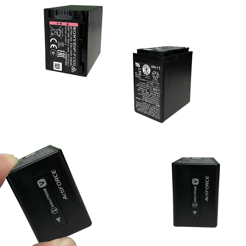 Аккумуляторная батарея Sony литиевая 6 8 в NP-FV100 NPFV100 NP FV100 3700 мАч FV30 FV50 FV70 FP50 FP90 FP91 FH50