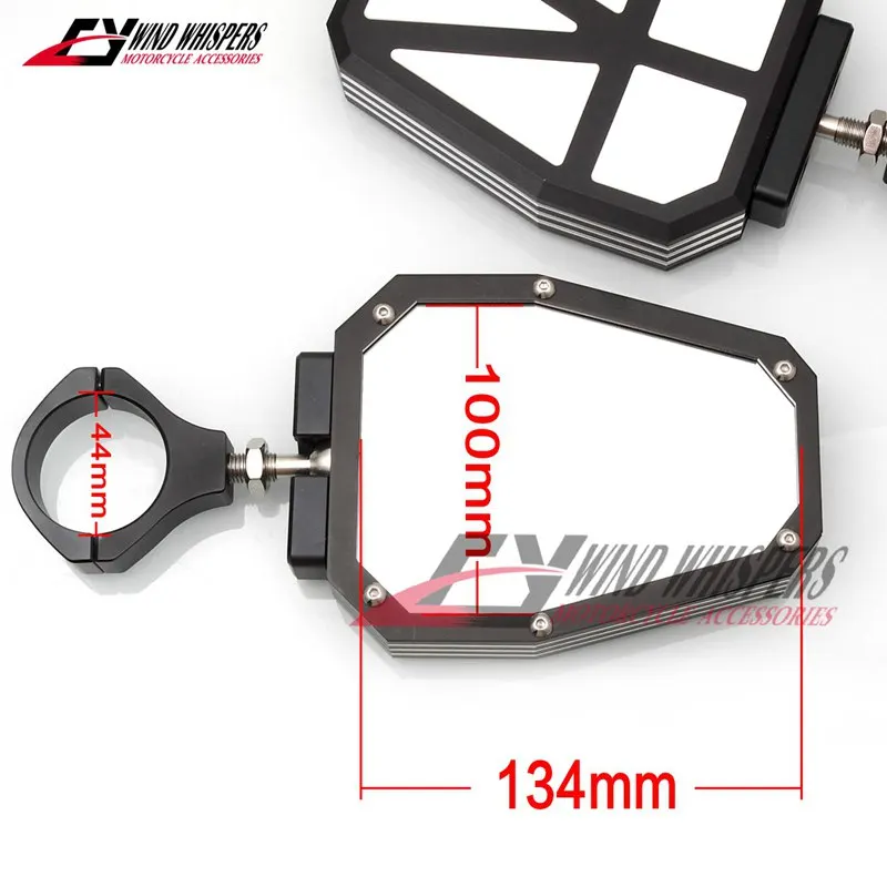 CNC 1,7" UTV/ATV для Polairs RZR 1000 XP для Yamaha Rhino 1,75" UTV SXS рулонная клетка зеркала заднего вида для Can-Am Commander 1000