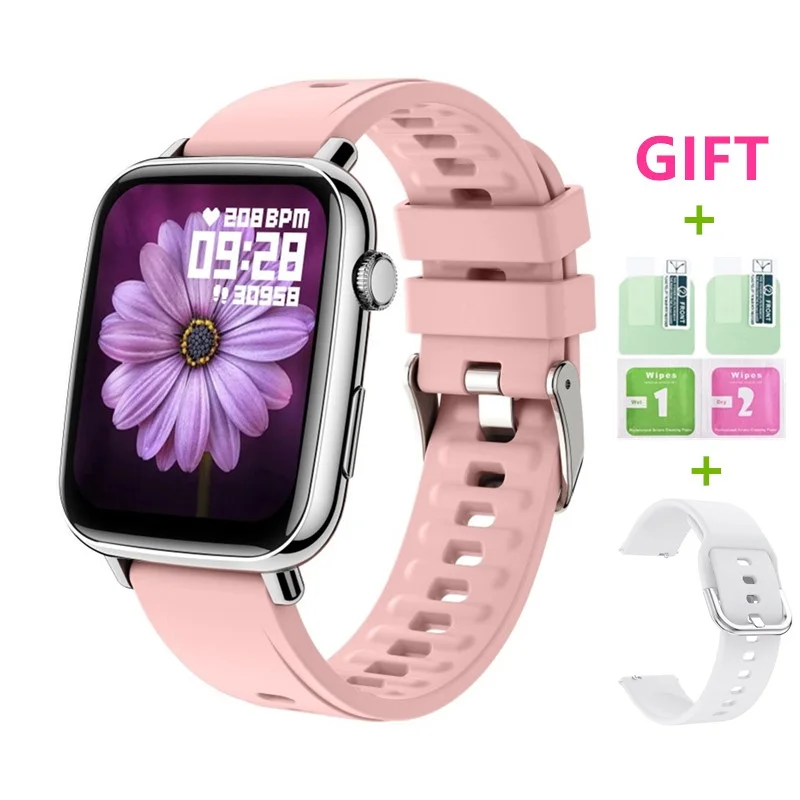 

2021 Men's Smart Watch Women 1.69" Heart Rate Sleep Tracking Waterproof Fitness Bracelet Sport Smartwatch for Android iOS Xiaomi