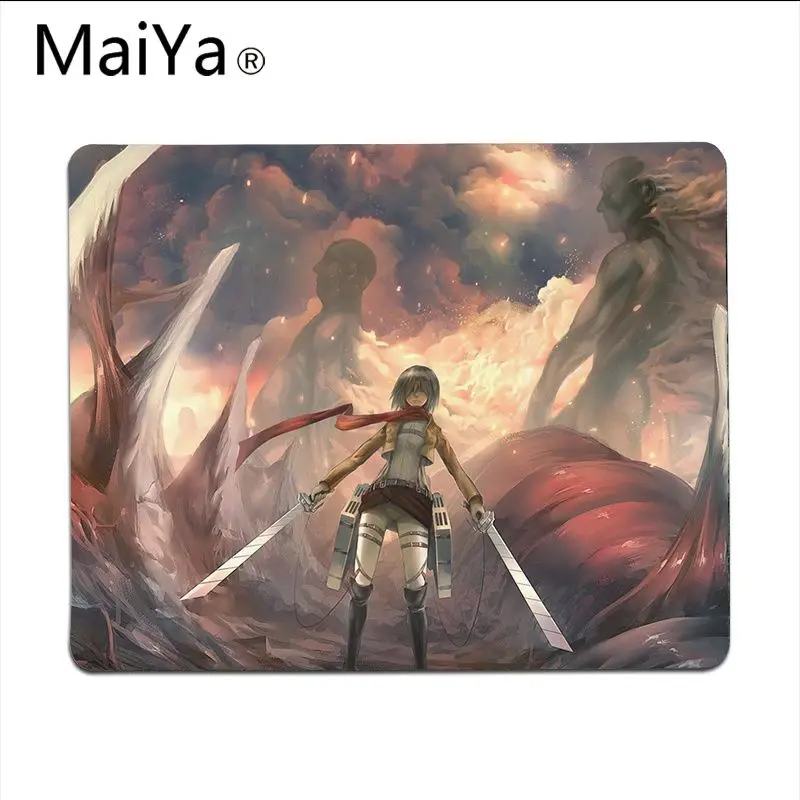 Maiya высокое качество атака на Титанов DIY дизайн игровой с узором коврик для мыши