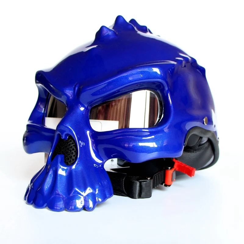 Мото rcycle винтажные шлемы с открытым лицом kask predator capacete para moto cicleta cascos racing JIEKAI