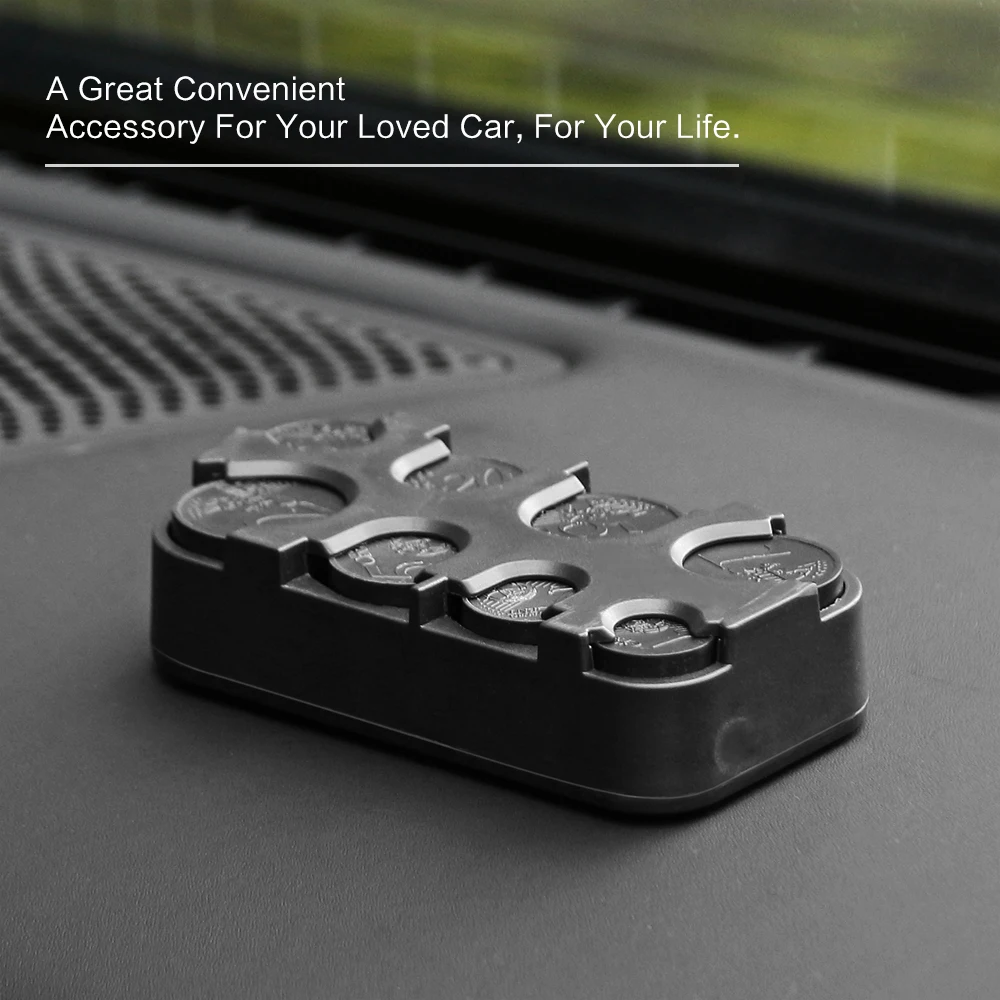Mini Euro Coin Dispenser Plastic Boxes Money Box Collection Wallet Storage Organizer Holder For Bus Car Changer | Спорт и