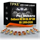 TPKE Canbus без ошибок для Subaru Outback BE BH BL BP BR BS 1999-2020 Автомобильная светодиодный ная пластина внутренняя Лицензия комплект автомобильных аксессуаров