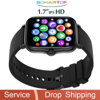 wholesale 2021 top1 smart watch men women p8 plus 1 7 inch full touch fitness tracker 190mah long battery smartwatch y20 pk p8