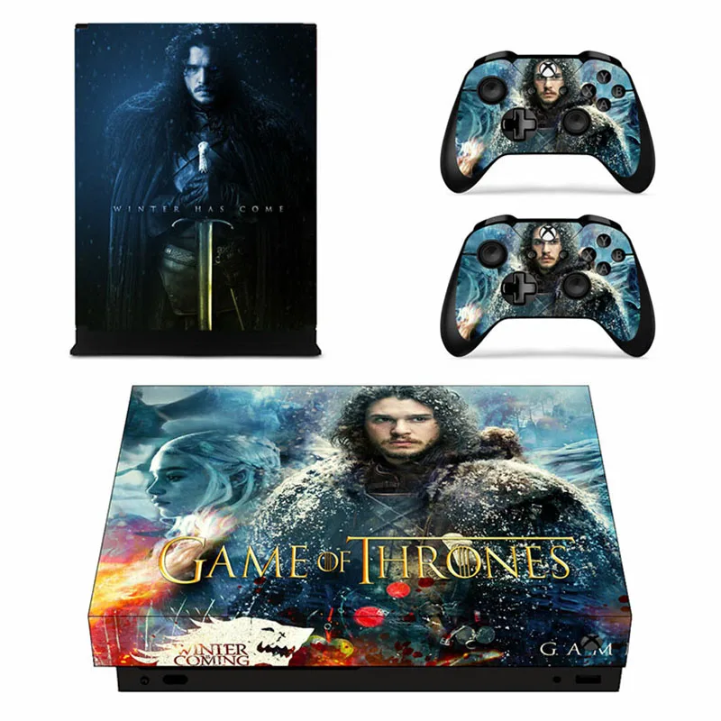 Наклейка s Игра престолов для Xbox One X виниловые наклейки на кожу наклейка крышка