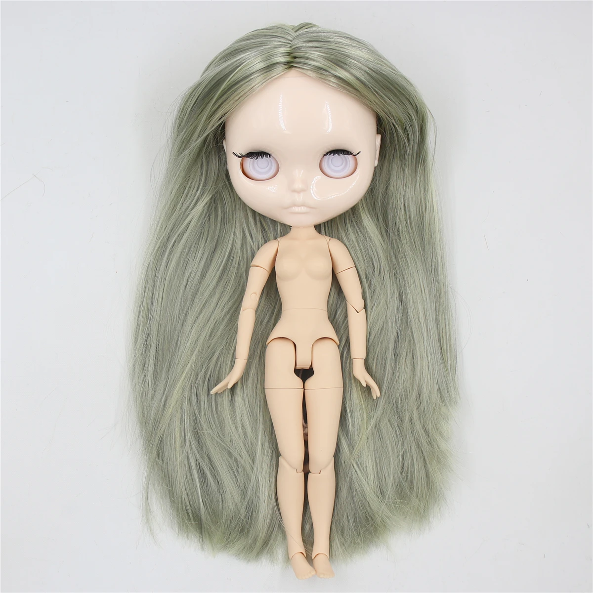 Ледяная DBS Blyth кукла 1/6 bjd белая кожа блестящее лицо без макияжа века для DIY 30 см