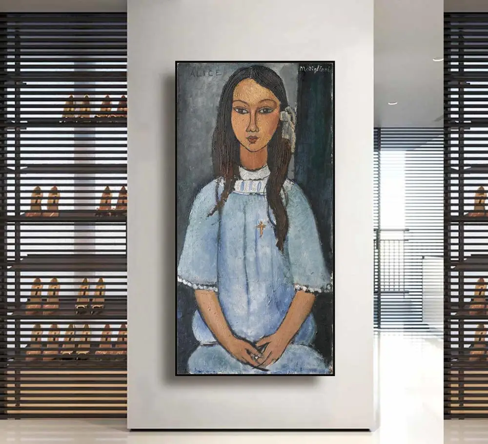 Alice by Amedeo Modigliani холст живопись каллиграфия постеры картинки настенные