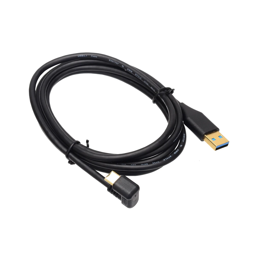 Позолоченный USB-кабель 0 2 A типа папа-Type-C U-образный 5 Гбит/с 1 8 м 3 | Электроника